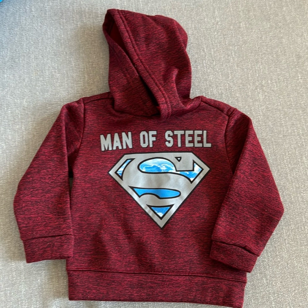 Kids Superman Logo Hoodie
